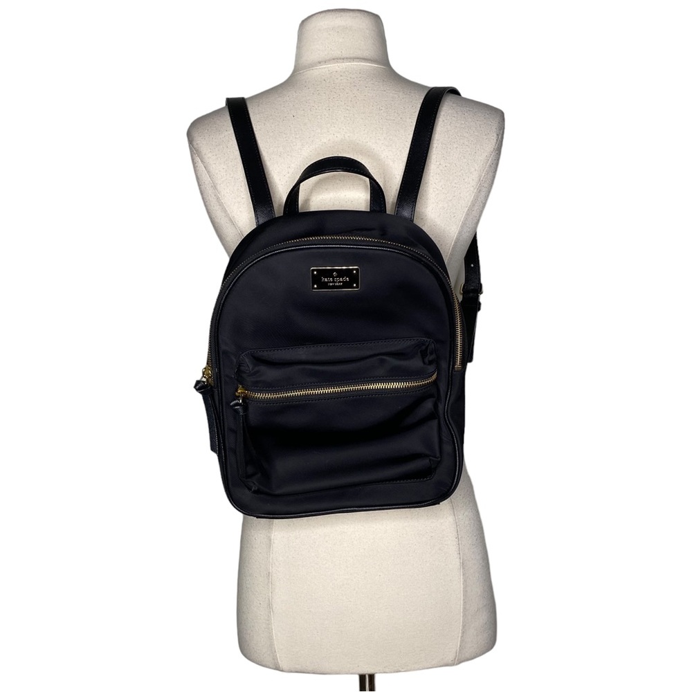 Kate Spade Bradley Backpack Black Nylon Wilson Road